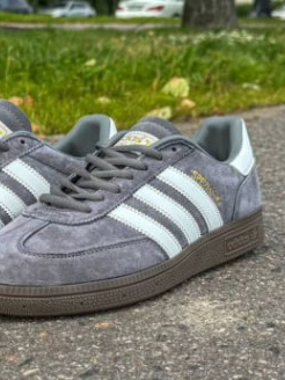 Adidas Spezial Grey Suede Sneakers